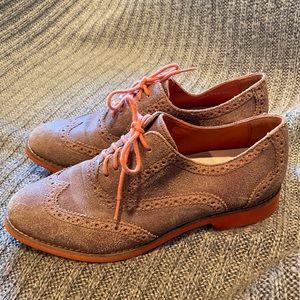 Cole Haan suede oxfords EUC